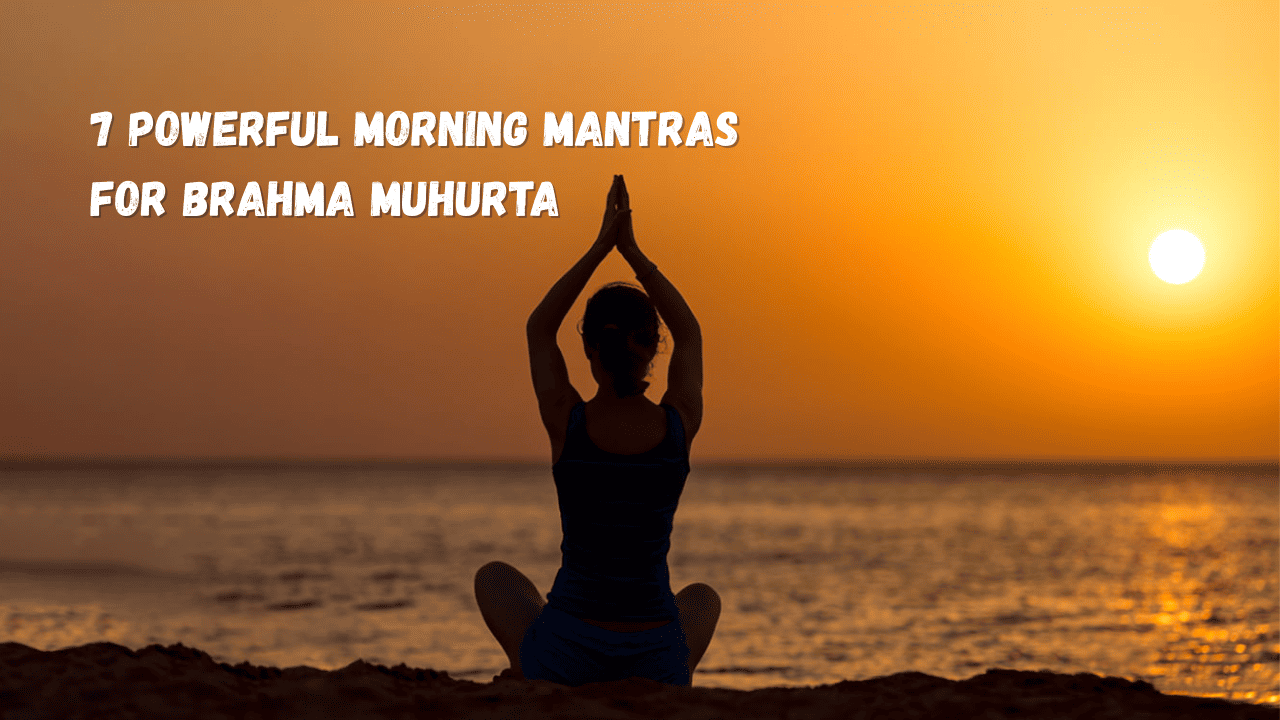 Meditating during Brahma Muhurta sunrise